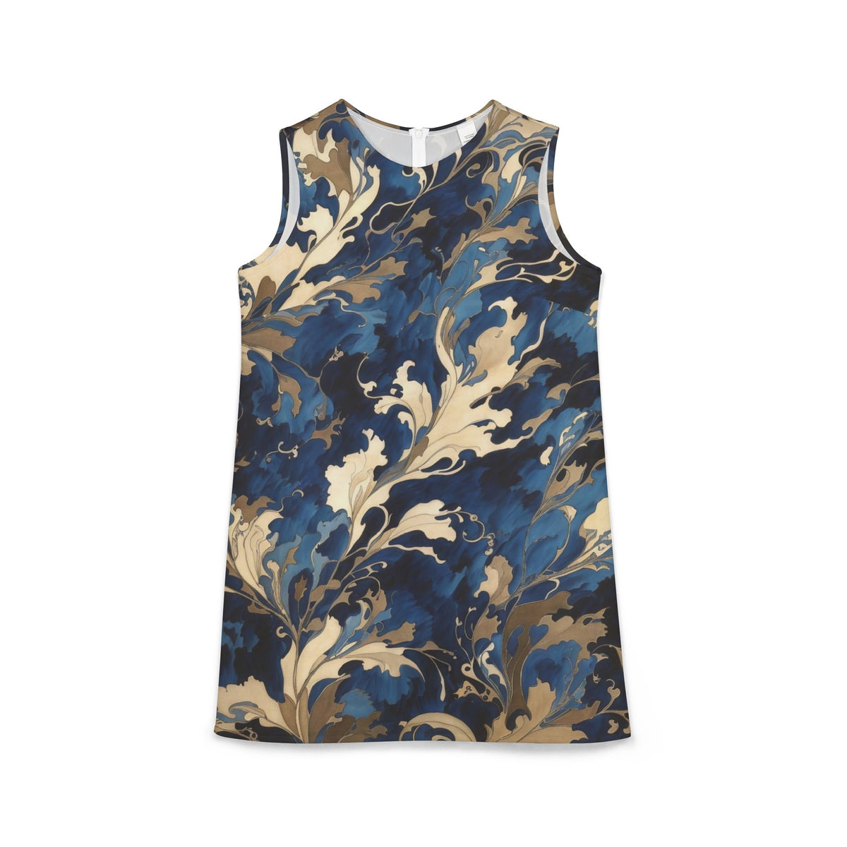 miller burton ... sald ... floral dark blue..