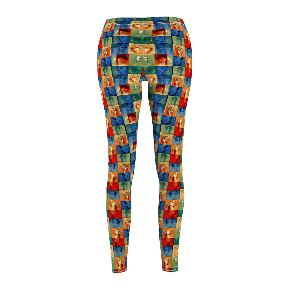 Checkerboard Babyface Leggings - Back View

